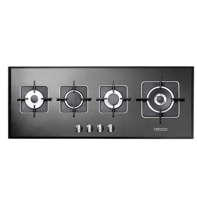 اجاق گاز رومیزی صفحه استیل 4 شعله استیل البرز مدل G4101