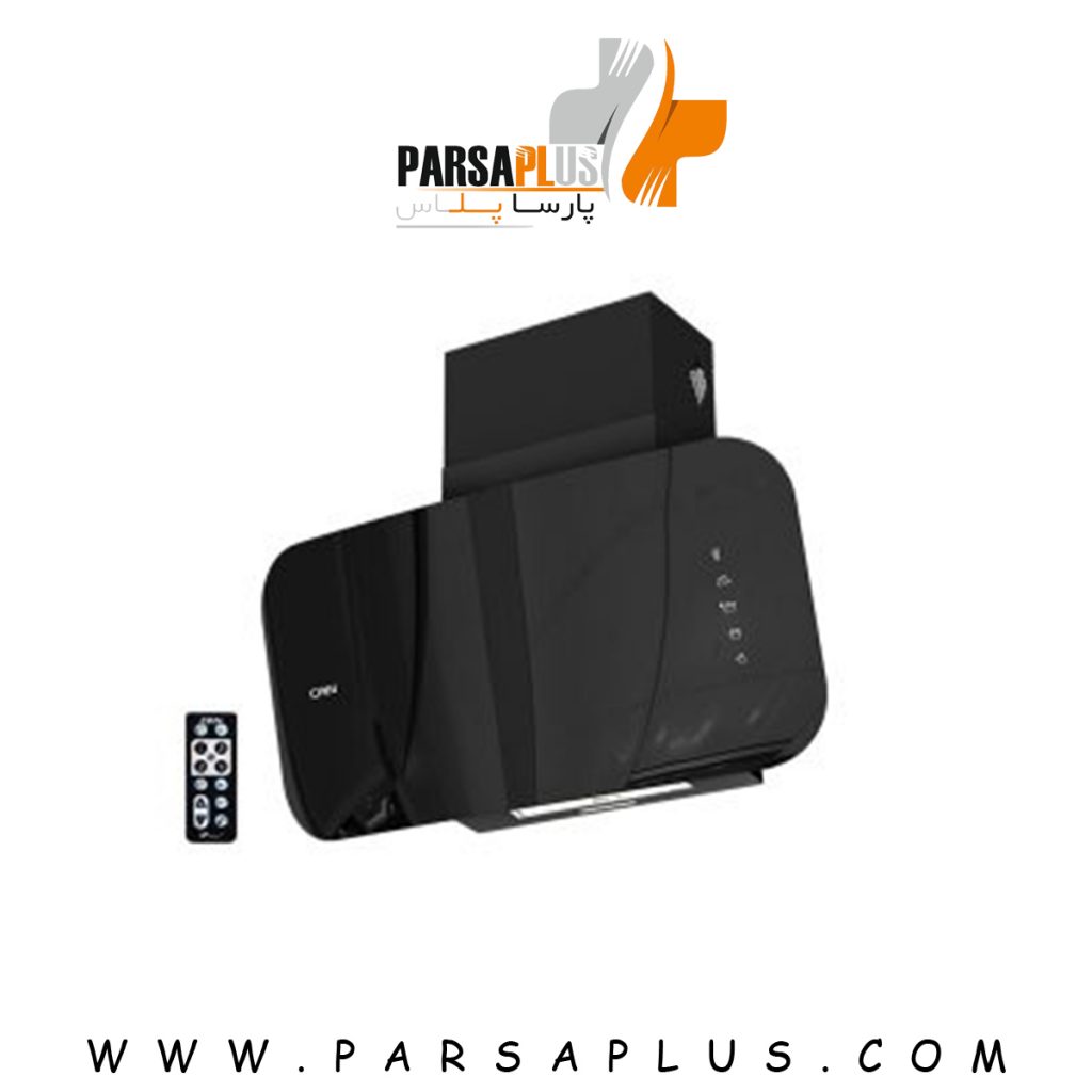 مشخصات قیمت و خرید هود شومینه ای کن مدل اونیکس Onyx-B رنگ مشکی