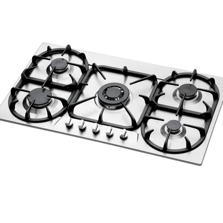 اجاق گاز رومیزی صفحه استیل 5 شعله استیل البرز مدل S5905