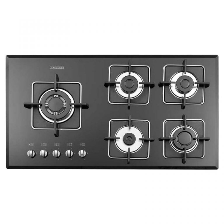 اجاق گاز رومیزی صفحه شیشه ای 5 شعله استیل البزر مدل G 5959 L