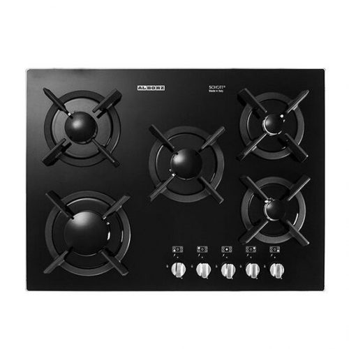 g5701-700x700 اجاق گاز رومیزی صفحه شیشه ای 5 شعله استیل البرز مدل G5701