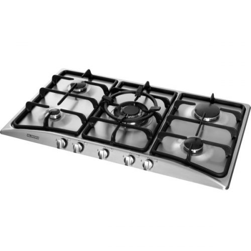 g5951s اجاق گاز رومیزی صفحه استیل 5 شعله استیل البرز مدل S5906