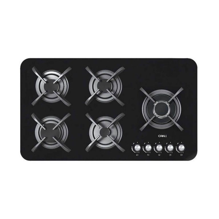 اجاق گاز رومیزی صفحه شیشه ای 5 شعله کن ای مدل IG-8510