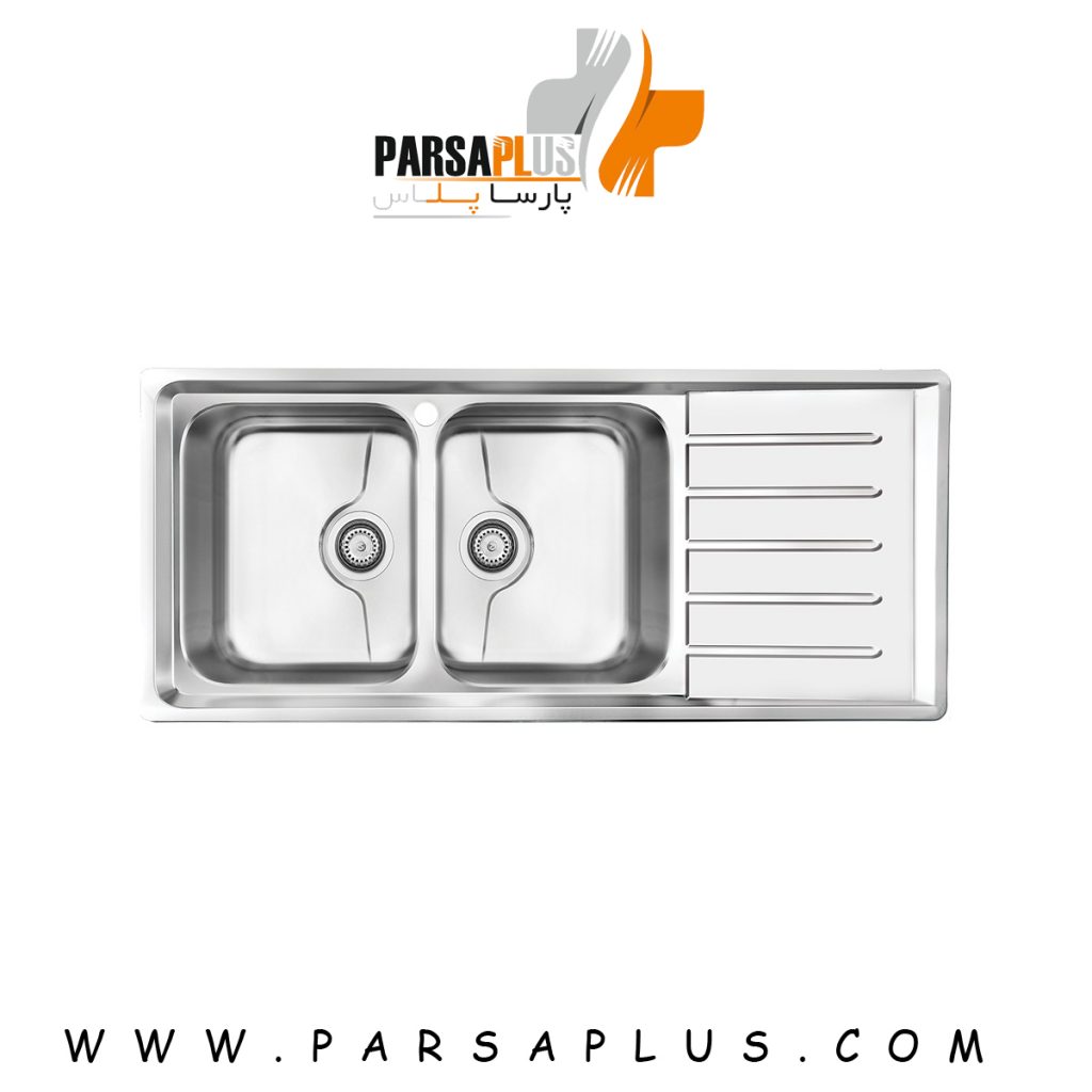 سینک دو لگنه توکار کن مدل P 8072