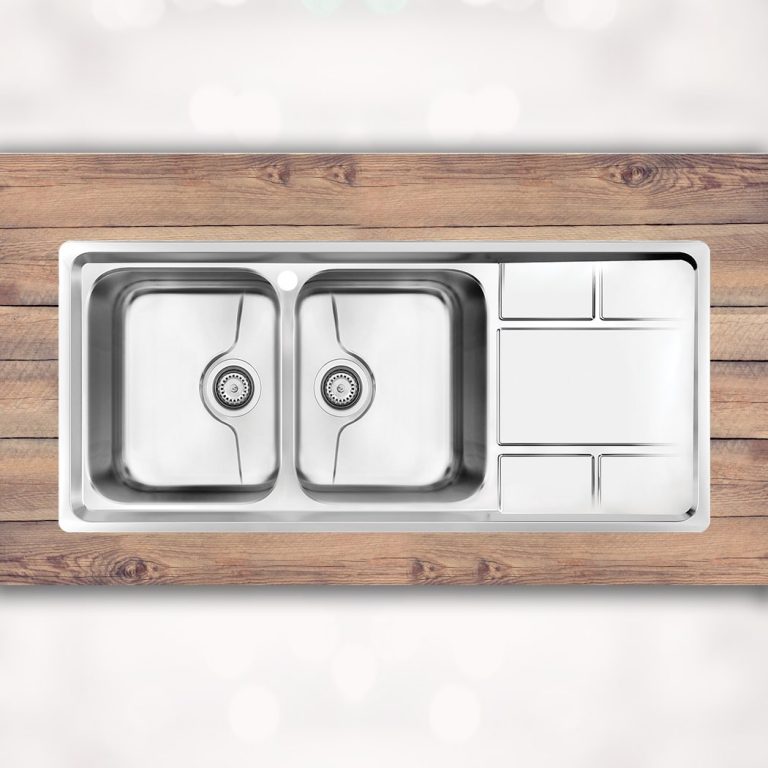 سینک دو لگنه توکار کن مدل P 8052